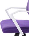 Swivel Desk Chair Purple RELIEF_680280