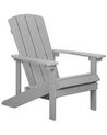Zahradní židle ve světle šedé barvě ADIRONDACK_729705