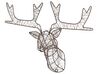 Outdoor LED Hanging Decor Reindeer Head 47 cm Black NELLIM_813231