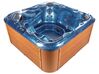 Whirlpool Outdoor blau mit LED quadratisch 210 x 210 cm TULAROSA_898267