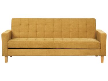 Fabric Sofa Bed Yellow VEHKOO
