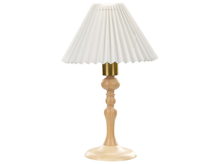 Lampada da tavolo legno chiaro 39 cm COOKS_872640