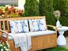 Set of 2 Outdoor Cushions Floral Pattern 40 x 60 cm Multicolour VEREZZI_905309