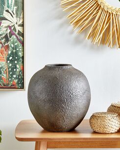 Koristemaljakko terrakotta tummanruskea 34 cm ERETRIA Koristemaljakko terrakotta tummanruskea 34 cm ERETRIA