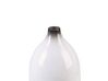 Dekoratívna terakotová váza 46 cm biela BAEZA_791576