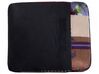 3 Seater Fabric Sofa Patchwork Purple CHESTERFIELD_673234
