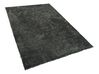 Vloerkleed polyester donkergrijs 140 x 200 cm EVREN_806012