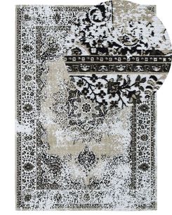 Matto puuvilla harmaa/beige 160 x 230 cm ALMUS