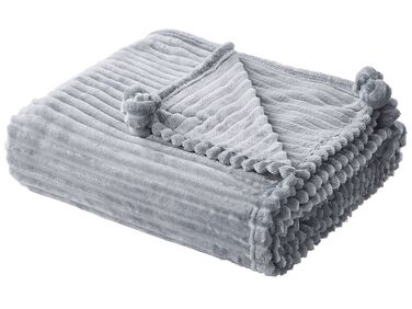 Blanket 150 x 200 cm Grey KAWERI
