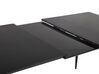 Spisebord uttrekkbart 160/200 x 90 cm svart MALDON_793916