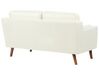 2 Seater Fabric Sofa Off-White LOKKA_893712