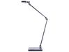 Metal LED Desk Lamp with Wireless Charger Black LACERTA_855147