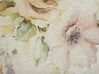 Conjunto de 2 almofadas decorativas com padrão floral creme 45 x 45 cm ZAHRIYE_902119