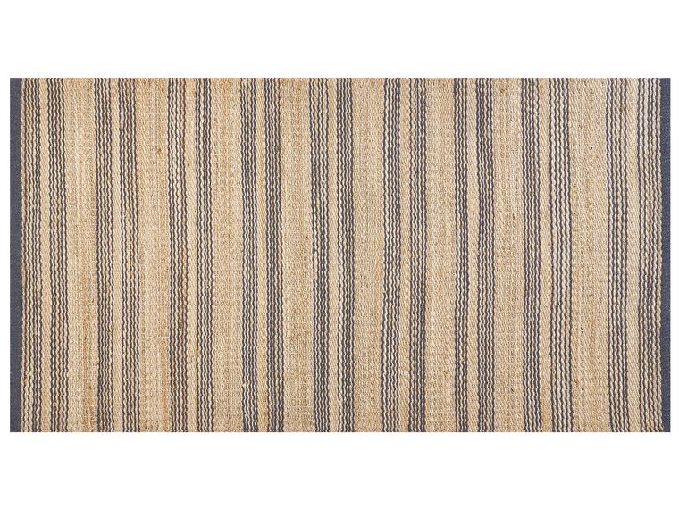 Jutový koberec 80 x 150 cm hnědý/béžový BUDHO_845648