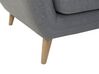 3 Seater Fabric Sofa Grey MOTALA_259627
