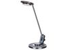 Metal LED Desk Lamp with USB Port Silver and Black CORVUS_854205
