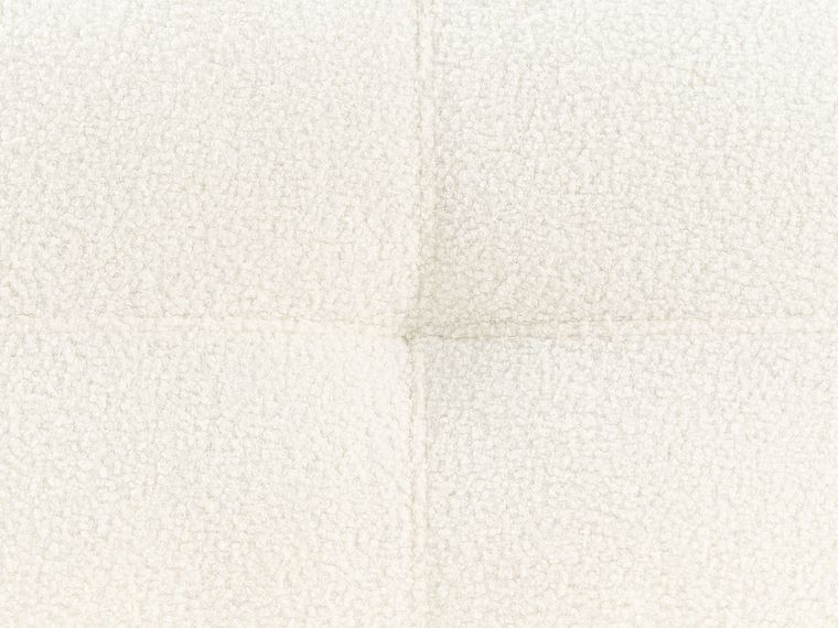 2-Sitzer Schlafsofa Bouclé cremeweiss EDLAND | Beliani.ch