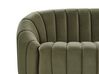 Sofa Set Samtstoff dunkelgrün 6-Sitzer MALUNG_884252