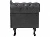 Left Hand Chaise Lounge Faux Suede Grey NIMES_682071