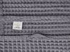 Set di 4 asciugamani in cotone grigio AREORA_794103