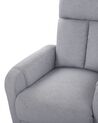 LED Recliner Chair with USB Port Grey SOMERO_788750