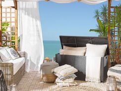 Rottinkinen säilytyslaatikko 290l ruskea MODENA Rottinkinen säilytyslaatikko 290l ruskea MODENA