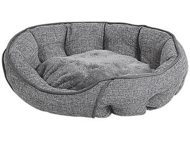 Linen Dog Bed 60 x 50 cm Grey CANDIR