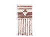Wool Macramé Wall Hanging Red and Beige SAIF_847615