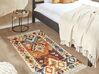 Vlněný kelimový koberec 80 x 150 cm vícebarevný VOSKETAP_859352