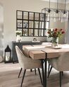 Dining Table 150 x 90 cm Concrete Effect with Black ADENA_847926