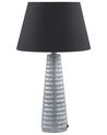 Lampa stołowa ceramiczna srebrna VILNIA_824087