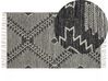 Bavlnený koberec 80 x 150 cm čierna/biela ARBAA_831146
