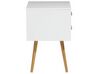 Table de chevet blanche 40 cm ALABAMA_687542