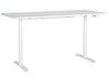 Electric Adjustable Standing Desk 180 x 80 cm White DESTINAS_899605