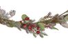 Weihnachtsgirlande grün / rot mit Schnee bestreut 150 cm IRUN_832541