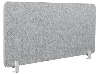 Bureauscherm grijs 160 x 50 cm SPLIT