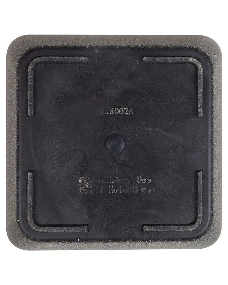Vaso Per Piante Misa 4L – Rotondo In Plastica, Grigio Scuro, Diametro 30cm, Altezza 12,4cm