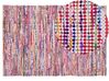 Tapis bariolé multicolore 140 x 200 cm BELEN_520402