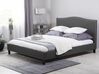 Fabric EU Super King Bed Grey MONTPELLIER_708972