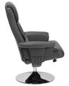 Kontorsstol med fotpall massage + värmefunktion grå LEGEND_698047