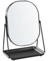 Miroir de maquillage 20 x 22 cm noir CORREZE_848283
