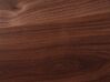 	Mesa de comedor madera oscura 200 x 100 cm MADOX_197265