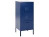 3 Drawer Metal Storage Cabinet Navy Blue WOSTOK_826194