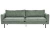 5-seters sofagruppe med fotskammel i grønt stoff VINTERBRO_906788