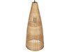 Bambusová závesná lampa svetlé drevo SUAM_827197