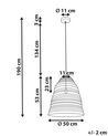 Lampe suspendue en métal laiton PALAR_867774