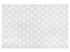 Outdoor Teppich grau 140 x 200 cm marokkanisches Muster zweiseitig Kurzflor AKSU_739086
