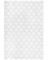 Oboustranný šedý koberec s geometrickým vzorem  140x200 cm AKSU_739086