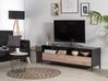 Mueble TV madera clara/negro SYDNEY_755714