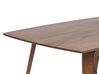 Jedálenský stôl 180 x 90 cm tmavé drevo HUXTER_785773